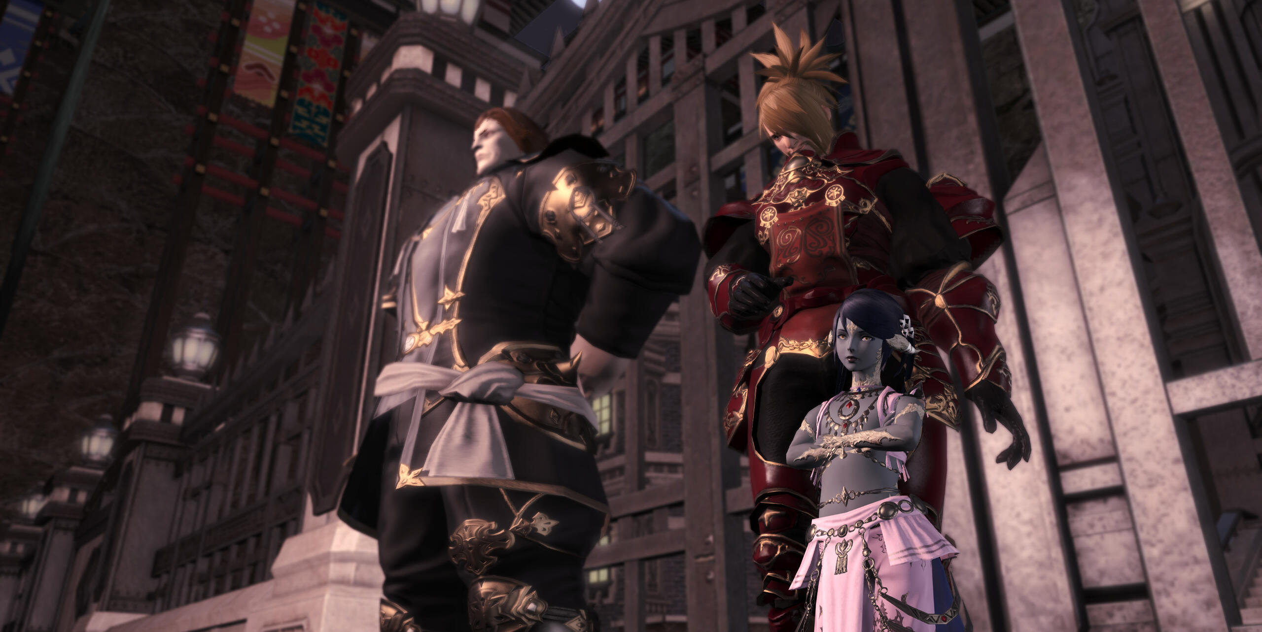 Praefectus Nigel fae Chaixius and his very first slave girl, whom he named "Amber Meek."