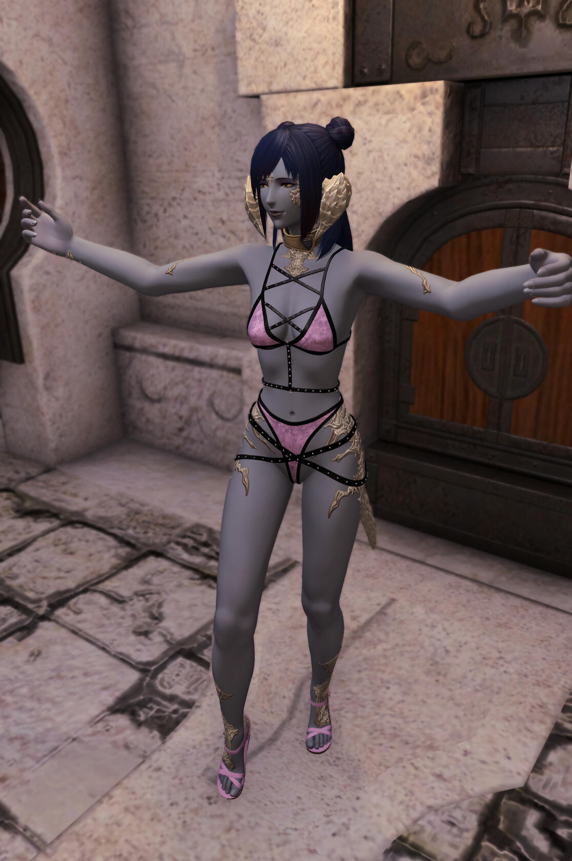 Amber doing a traditional Raen /dance.